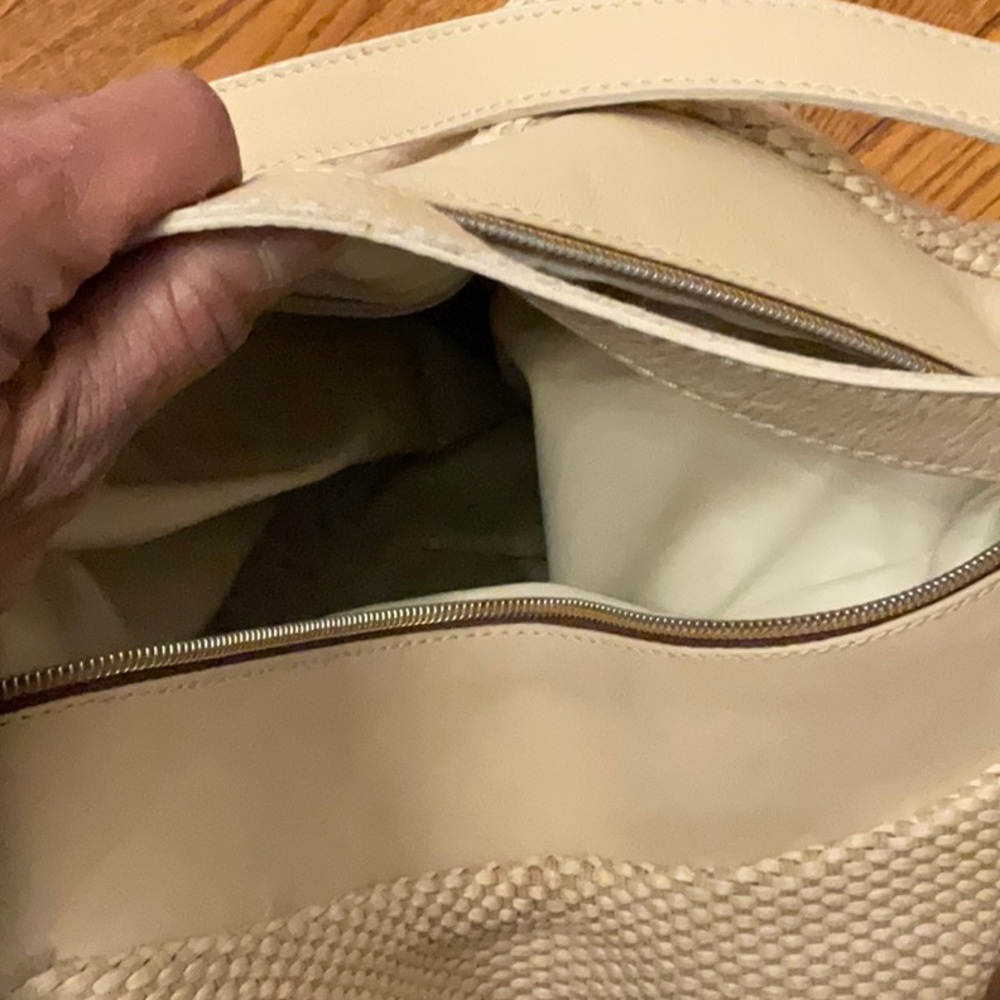 Stylish Beige and Tortoiseshell Women's Bag by Russell and Bromley - Picture 6 of 8